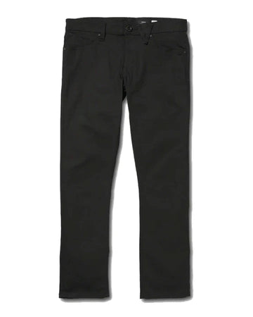 Volcom Vorta Denim Slim Fit Jeans - Black/Black